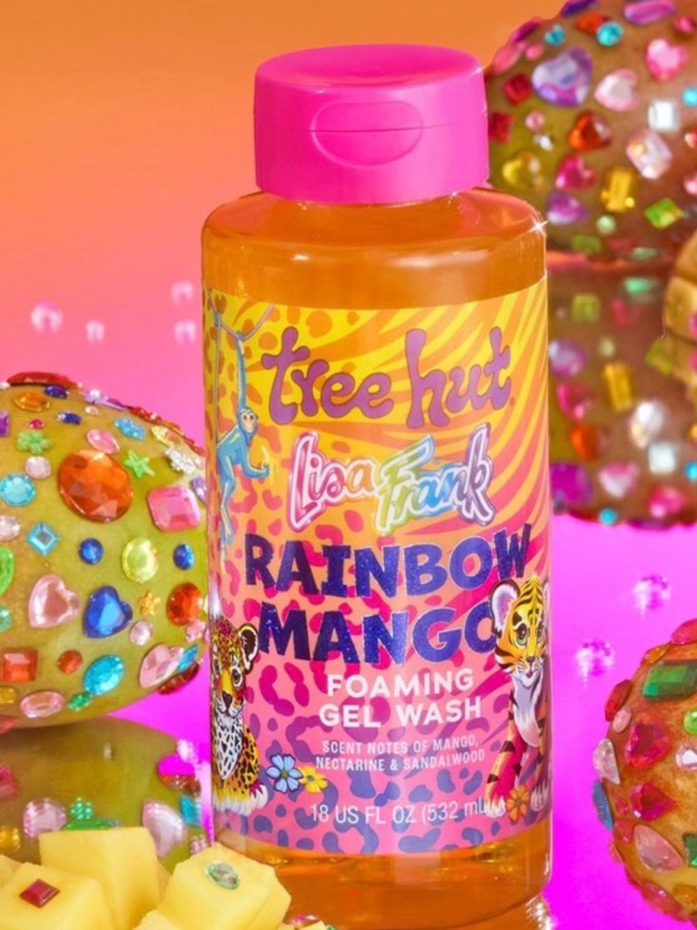 Final Price Drop New Tree Hut Rainbow Mango Foaming Gel Body Wash